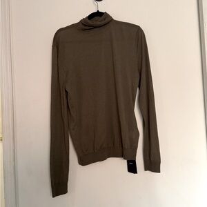 Ports 1961 Men’s Light Brown Cashmere Turtle Neck NWT